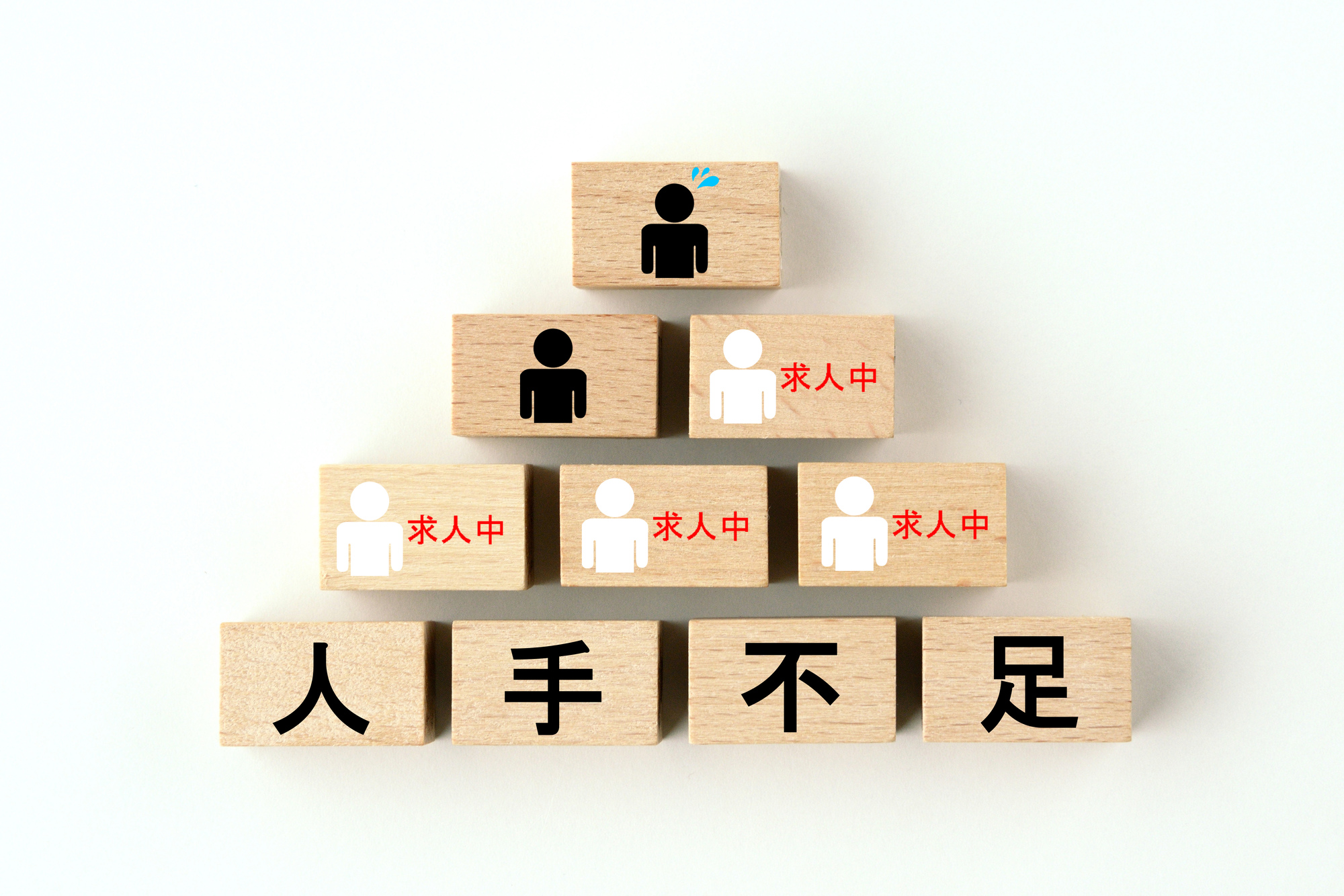 人手不足の原因は?